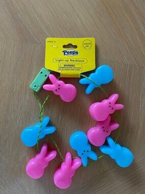Peeps Light-Up Bunny Necklace - Pink & Blue
NWT